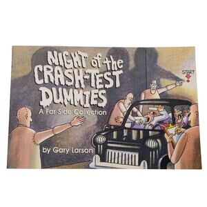 Gary Larson Night of the Crash-Test Dummies The Far Side Paperback Book USED